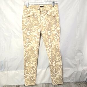J. Mc Laughlin Moto Camo Zipper Accents  Camouflage  Ankle Pants Women's Size 4